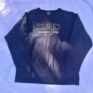 Vintage DW Authentic “Fanshawe College Dad” Crewneck